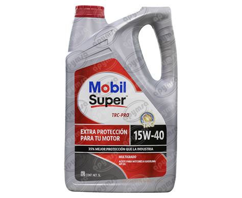 Lubricante Aceite Multigrado Mineral Mobil M Super Trc Pro W L