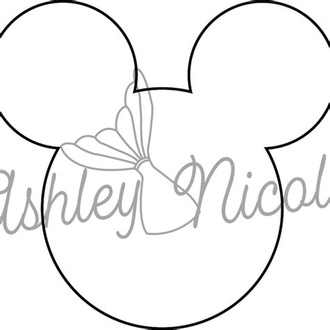 Mickey Mouse Ears Svg Etsy