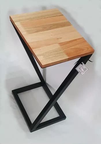 Mesa De Arrime Hierro Y Madera Cm X Cm X Cm Mercadolibre