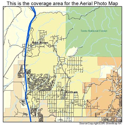 Aerial Photography Map of New River, AZ Arizona