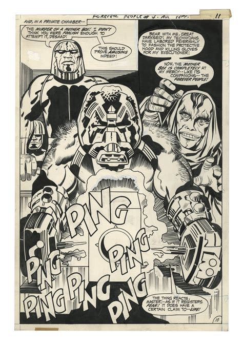 13 Great Pages From The Jack Kirby Forever People Artist’s Edition 13th Dimension Comics