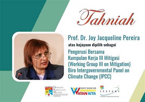 Tahniah Prof Dr Joy Jacqueline Pereira Southeast Asia Disaster