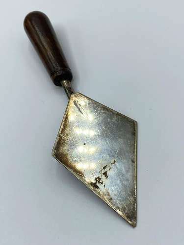 Antique Vintage Silver Plated Epns Freemasonry Masonic Trowel