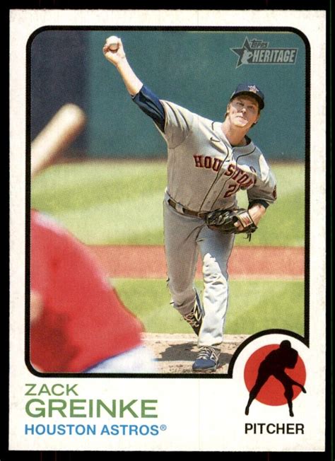 2022 TOPPS HERITAGE 187 ZACK GREINKE HOUSTON ASTROS EBay