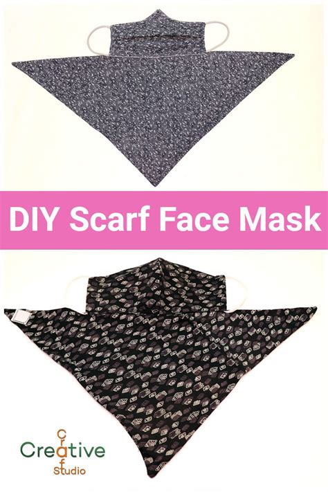 Diy Scarf Face Mask Free Sewing Pattern Artofit