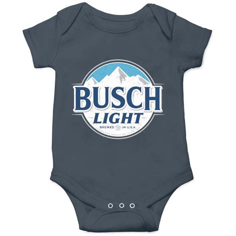 Busch Light Heather Round Logo Onesie Sold By Masha Shebeko Sku