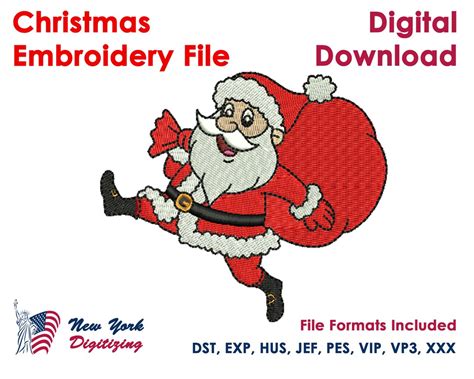 Santa Claus Embroidery Designs Christmas Embroidery Designs Machine