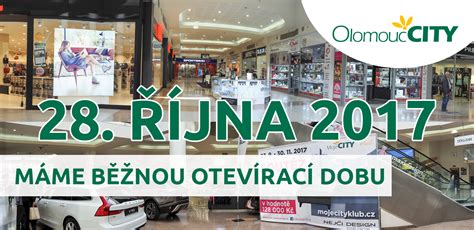 Otevírací doba OC CITY Olomouc