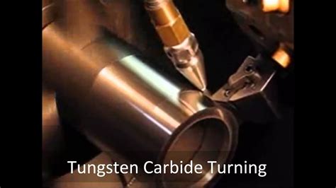 Tungsten Carbide Turning With Co2 Dry Machining Youtube