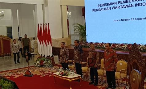 Presiden Jokowi Ingatkan Wartawan Berita Yang Baik Bukan Berita Asal