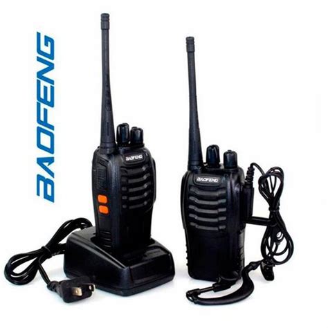 Kit Radio Comunicador Profissional Ht Uhf Canais Walk Talk Bf S