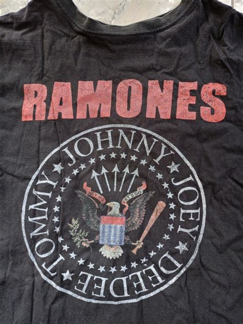 Kaos Ramones Unofficial Bootleg Fesyen Pria Pakaian Atasan Di