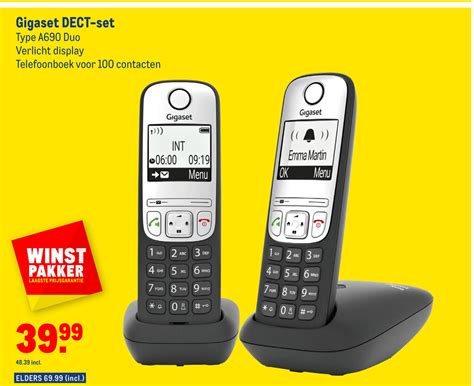 Gigaset Dect Set A690 Duo Aanbieding Bij Makro