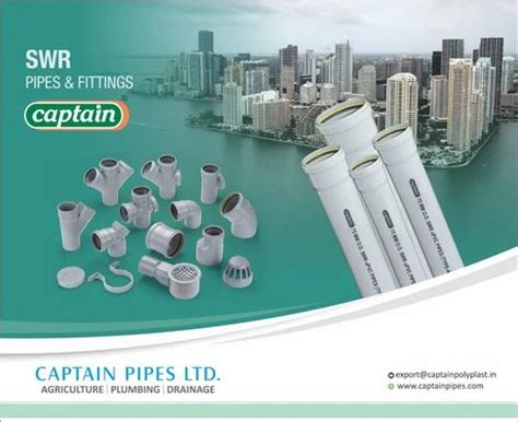 Captain 75 Mm PVC SWR Pipes At 607 Piece In Rajkot ID 24141708333