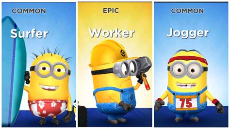 Minion Rush Surfer Vs Worker Vs Jogger Youtube