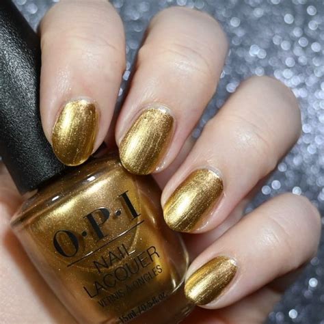 Jeanne On Instagram OPI Sleigh Bells Bling A Nice 2 Coat Gold