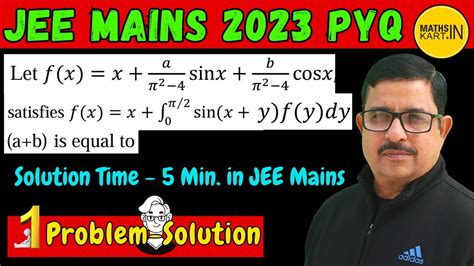 Very Lengthy Solution Definite Integration Problem Jee Main