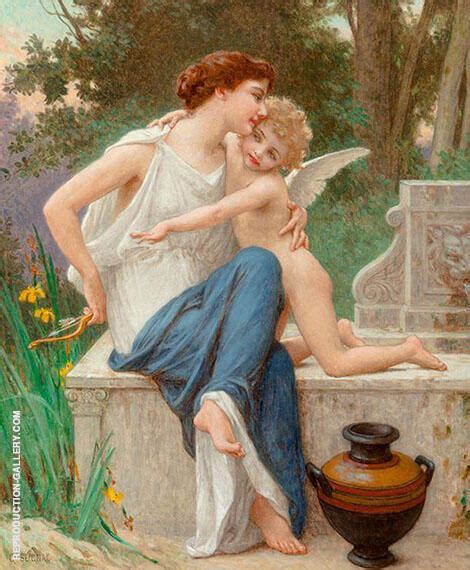 Disarming Cupid By Guillaume Seignac Oil Painting Reproduction