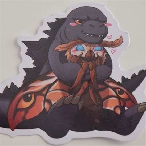 Mothra Sticker Etsy