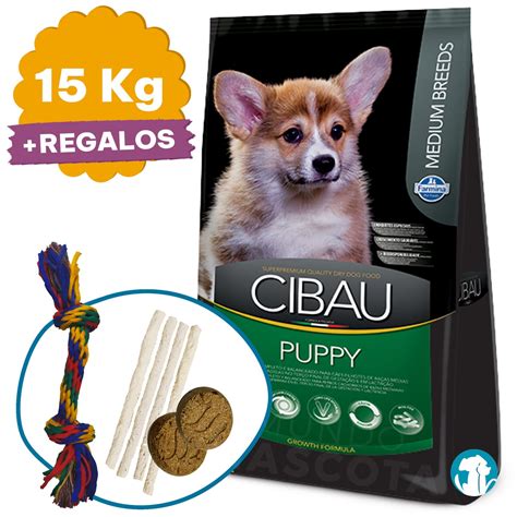 Cibau Perro Cachorro Raza Mediana 15 Kg Mundo Mascota