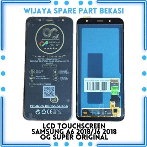 Jual LCD TOUCHSCREEN SAMSUNG A6 2018 J6 2018 OG SUPER SM A600 J600