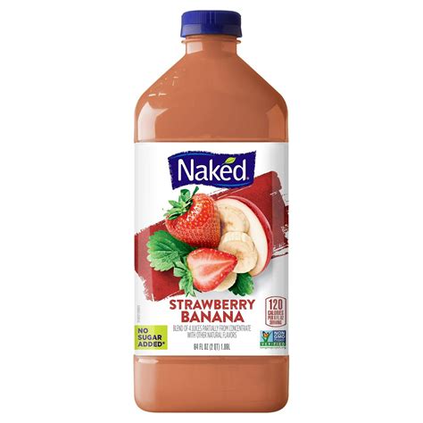 Naked Boosted Smoothie Strawberry Banana Machine Fl Oz Bottle