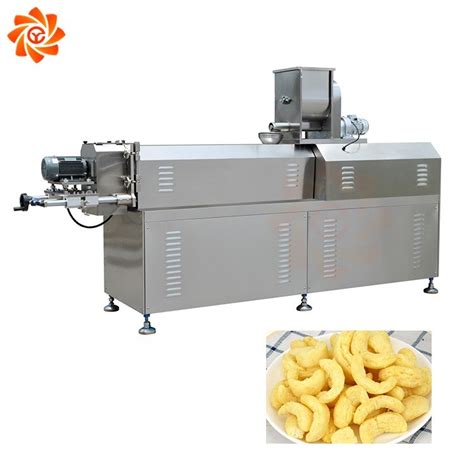 Maize Puff Snack Extruder Corn Puff Processing Machinery China Snack