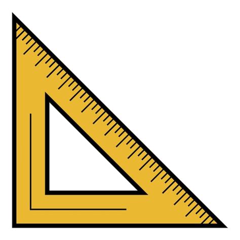 Premium Vector School Angle Ruler Icon Outline School Angle Ruler