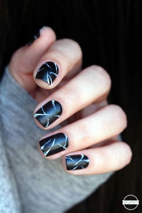 45 So Sassy Marble Nail Art Designs For 2016 Manicura De Uñas Hacer