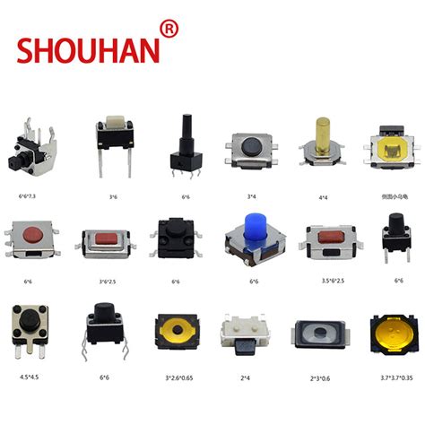 Manufacture Tact Tactile Momentary Push Button Switch For Pcb Smd