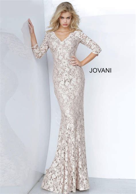 Jovani Evening 03350 In 2020 With Images Mermaid Dress Lace Evening Dresses With Sleeves