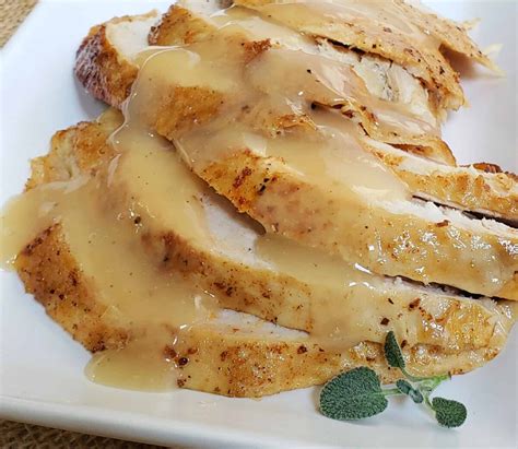 Instant Pot Bone In Turkey Breast And Gravy Grits And Gouda