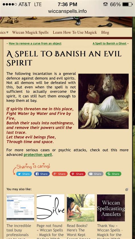 Spell To Banish Evil Spirit Banishing Spell Magic Spell Book Wiccan