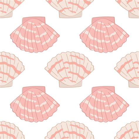 Premium Vector Cute Seamless Pattern With Cartoon Style Pink