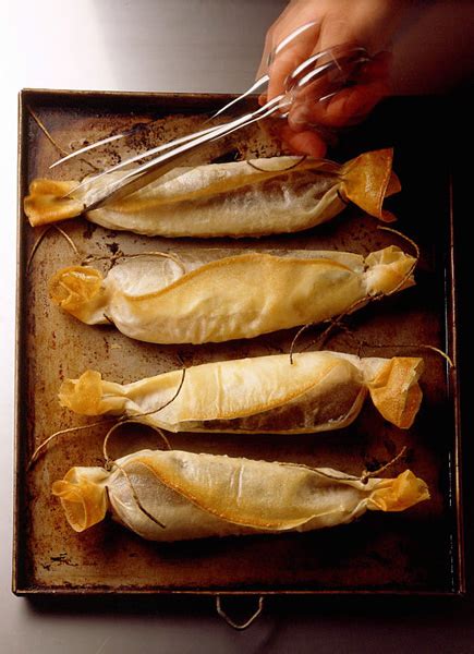 Papillote aux deux poissons Recettes Elle à Table