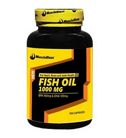 Muscle Blaze Fish Oil 1000 Mg At Rs 699 Pack Salmon Fish Oil