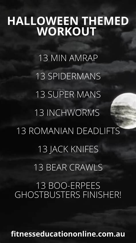 Spooky Halloween Workout Get Fit Have Fun Feo