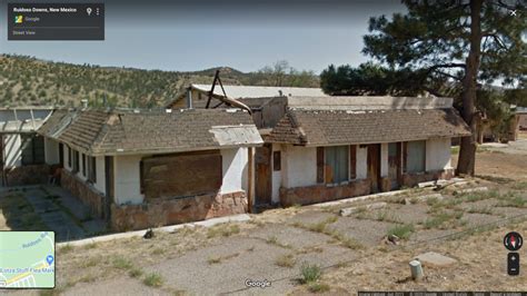 Dead Motels USA : Nameless, abandoned motel in Ruidoso Downs, New...