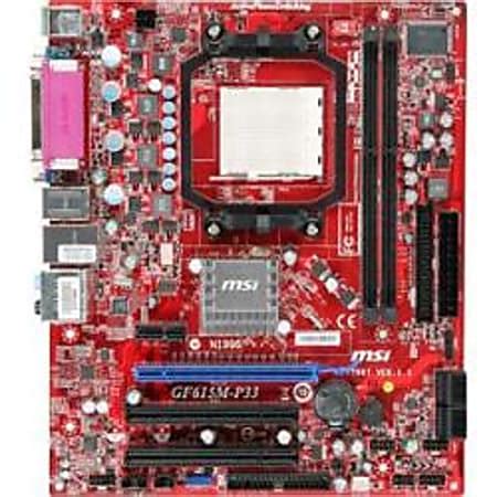 MSI GF615M P33 Desktop Motherboard NVIDIA Socket AM3 PGA 941 Office Depot