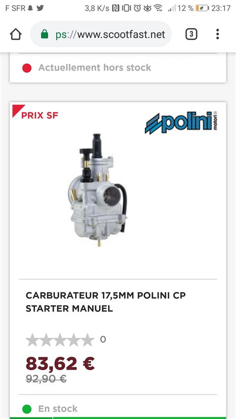 Problème carburation sur rieju mrt 50 de 2009 Hexa Moto