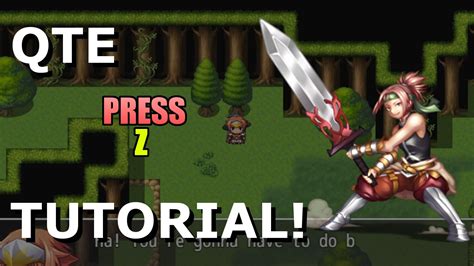 Rpg Maker Tutorials Quick Time Events Youtube