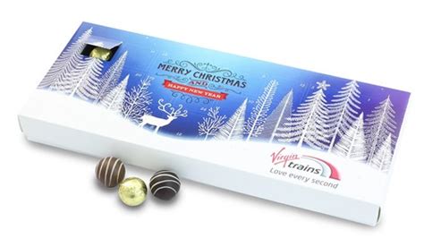 Branded chocolate advent calendar (landscape) - Chocolate Trading Co