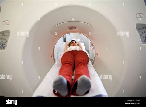 ABDOMEN CT SCAN EXAMINATION Stock Photo Alamy