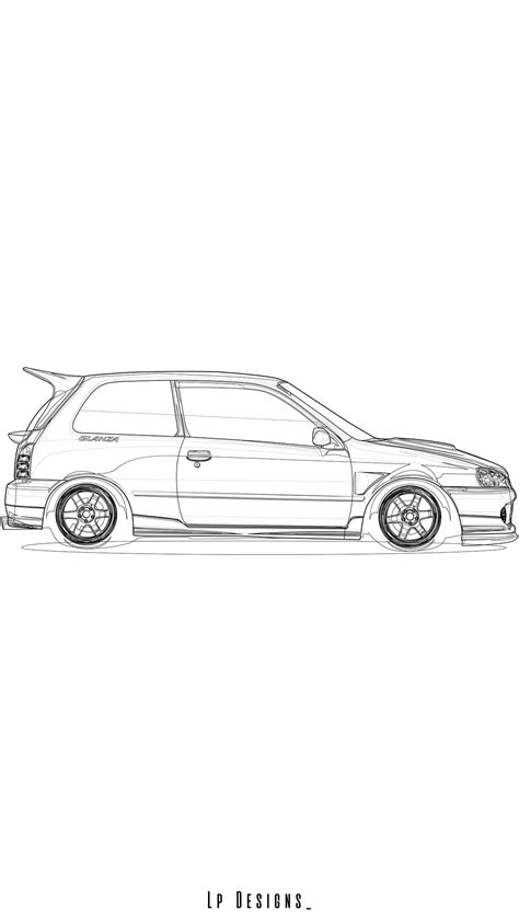 Toyota Starlet Glanza V On Behance