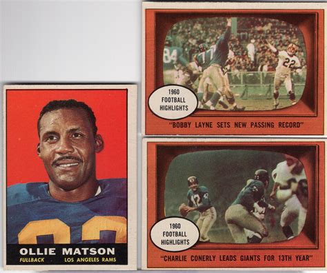 Lot Detail Topps Fb Cards