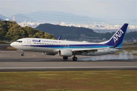 全日空 Boeing 737 800 Ja60an 高松空港 航空フォト By 神宮寺ももさん 撮影2018年11月01日