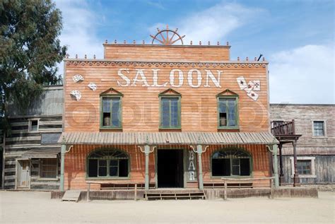 Saloon In An Old American Western Town Stock Image Colourbox