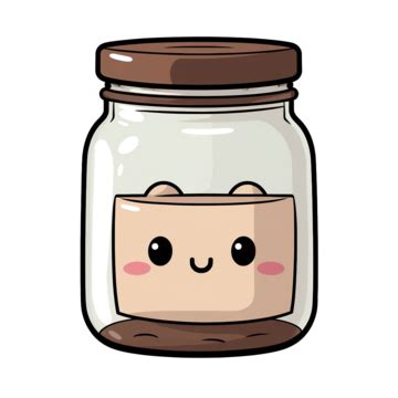 Cute Cartoon Jar Png File Jar Mock Clean PNG Transparent Image And