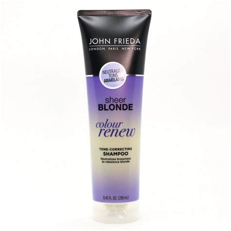 John Frieda Sheer Blonde Color Renew Tone Shampoo Desamarelador Ml