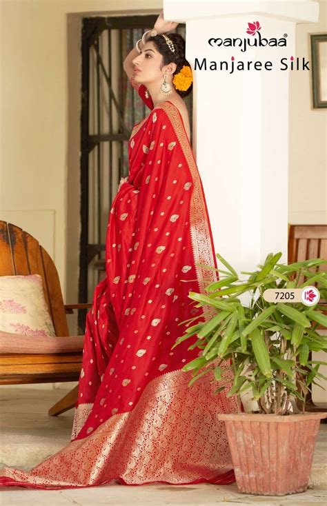 Manjuba Manjaree Silk With Weaving Saree Collection